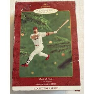 Hallmark Keepsake MARK MCGWIRE Baseball Christmas Ornament - Cardinals - MINT
